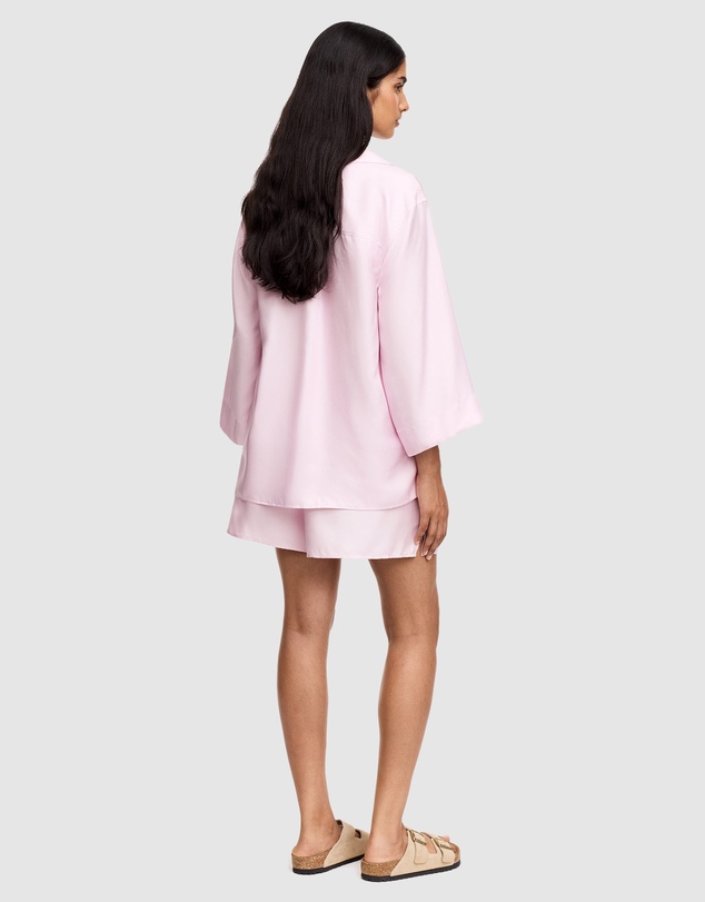 ARKET - L Side Silk Twill Shirt
