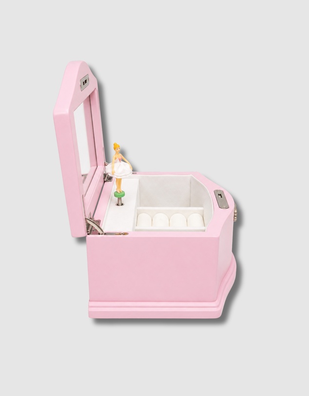 Pink Poppy - Ballet Dreams Timber Music Box