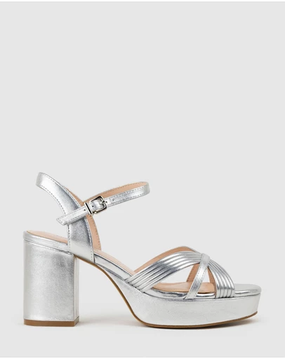 Edward Meller - RAYNE80 Strappy Crossover Platform Sandal