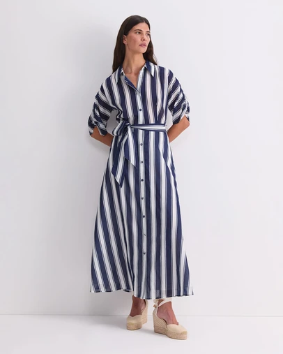 Sportscraft - Dinah Cotton Stripe Dress