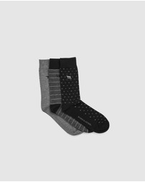 Rodd & Gunn - Seacliff Multi Sock 3 Pack