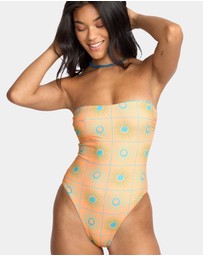 Billabong - Womens Shw Me Sun Reversible Trully Hi One Piece Swimsuit