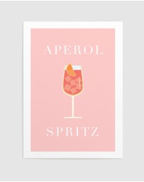 Olive et Oriel - Aperol Spritz Art Print