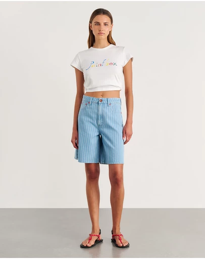 Jag - Nfw Stripe Denim Short
