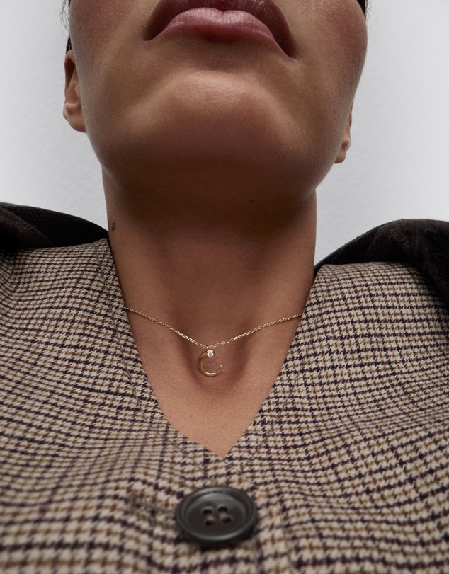 PDPAOLA - Initial 2026 C Pendant Necklace