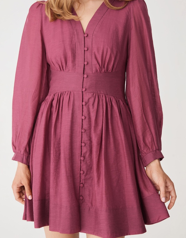 Forcast - Paloma V-Neck Mini Dress