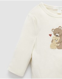Purebaby - Love Bear 2 Piece Set -Kids-Babies