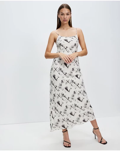 Third Form - Lip Service Bias Maxi Slip Dress