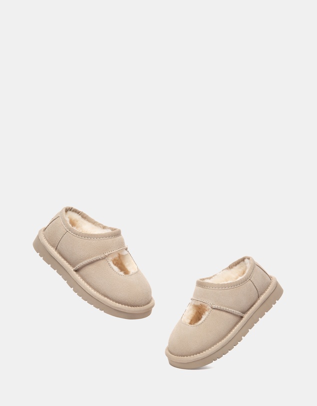 EVERAU - Australian Shepherd Ugg Carmella Kids Cow Suede Upper House Shoes