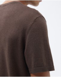AERE - Cotton Cashmere Knit T-Shirt