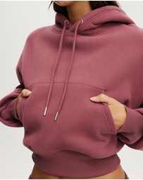 Cotton On Body Active - Plush Cropped Bubble Hoodie