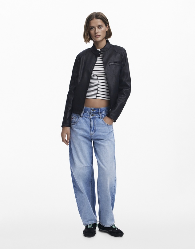 Desigual - Mandarin collar jacket