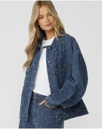 Lorna Jane - Valentina Boucle Denim Jacket