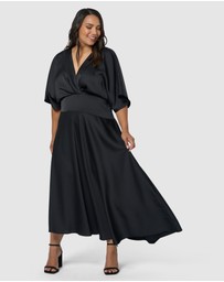 Pink Dusk by Curve Project - My Boo Midi Dress