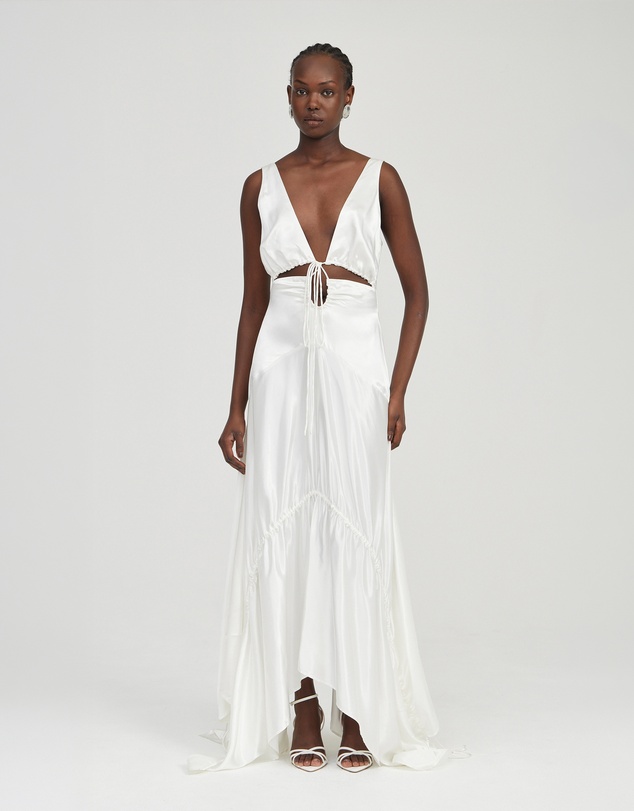 Third Form - Tension Satin Maxi Dress