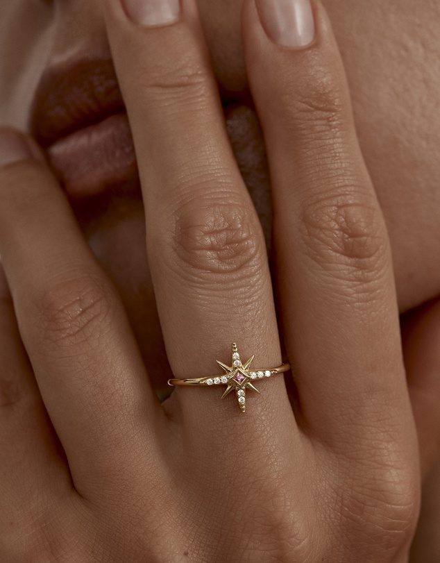 By Charlotte - Starry Night Ring