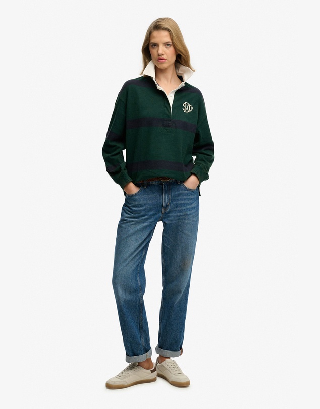 Superdry - Heritage Stripe Rugby Top