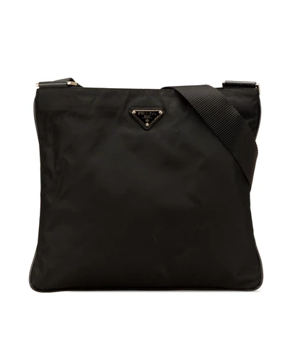 Prada - Pre-Loved Tessuto Zip Top Crossbody