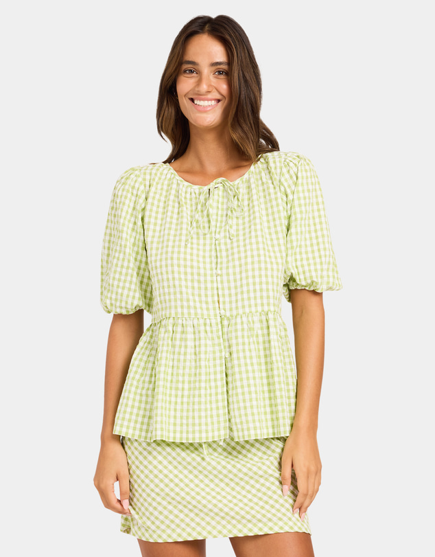 Roxy - Womens Charlie Check Top