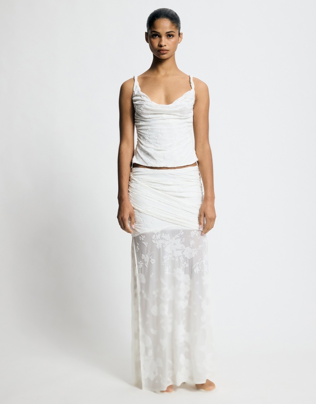 Lover - Carlene Burnout Maxi Skirt