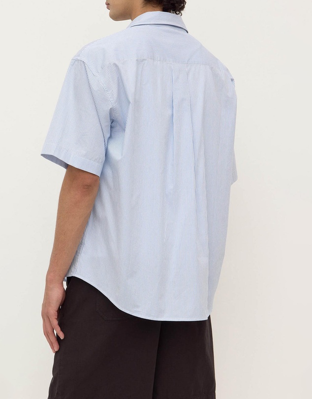 Assembly Label - Aron Poplin Stripe Short Sleeve Shirt