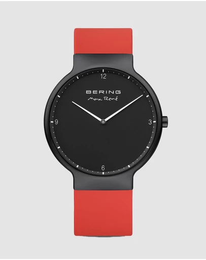 Bering - Gents Max René 40mm Black Red Watch