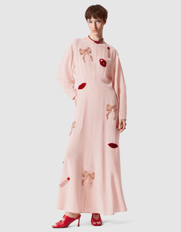 & Other Stories - Bead-Embroidery Maxi Dress