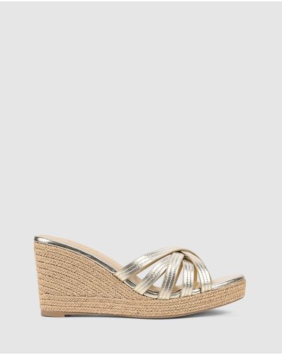 Gold Metallic Leather