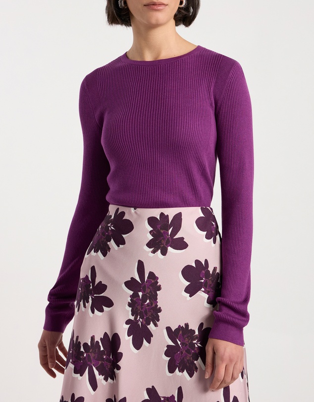 David Lawrence - Danae Silk Cotton Knit Jumper