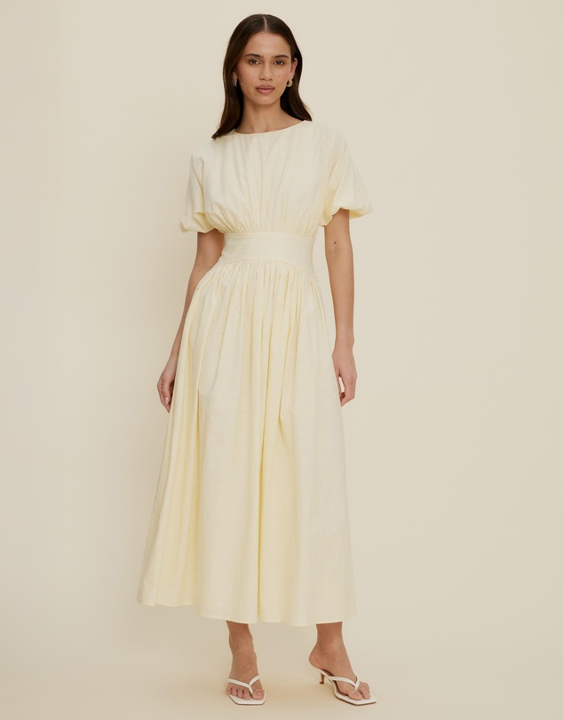 The Fated - Gallery Waisted Midi Dress