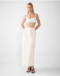 BY.DYLN - Laikon Cargo Maxi Skirt