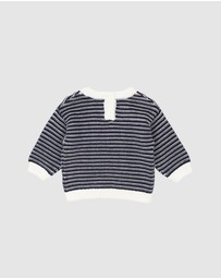 Bebe by Minihaha - Jake Stripe Knitted Jumper - Babies