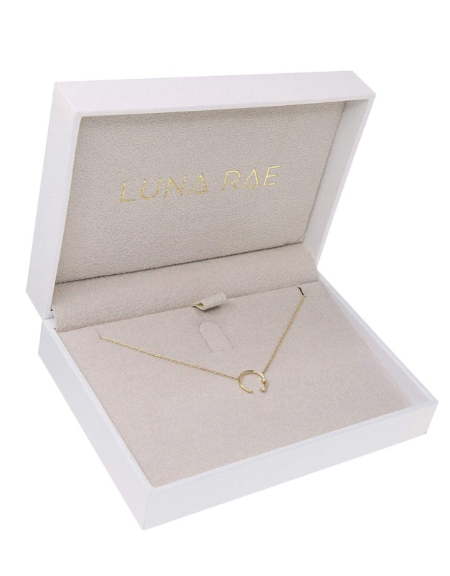Luna Rae - Solid Gold - Eclipse Diamond Necklace