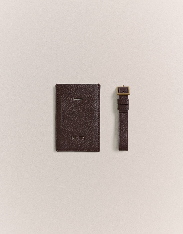 Trenery - Wynyard Luggage Tag in Espresso
