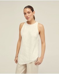 Oxford - Elouise Linen Top