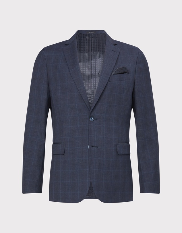 Van Heusen - Wool Blend Check Suit Jacket