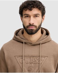 GUESS - Triangle Raw Patch Hoodie