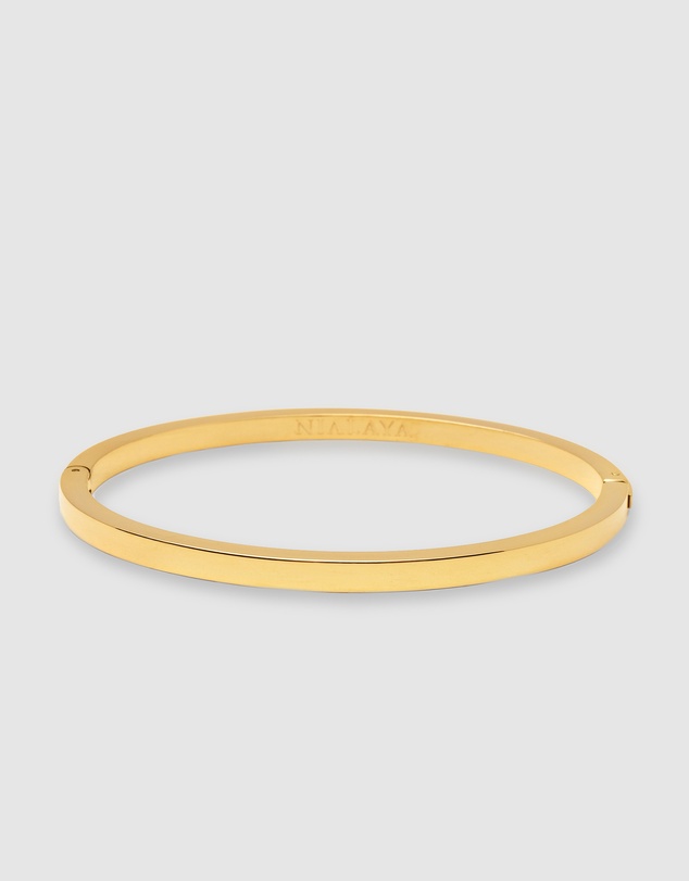 Nialaya Jewellery - Men's Simplicity Bangle