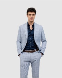Politix - Windowpane Check Tailored Jacket
