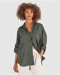 CAMIXA - Luna Oversize Linen Shirt