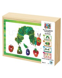 The Very Hungry Caterpillar - 4 In 1 Wooden Puzzle Box