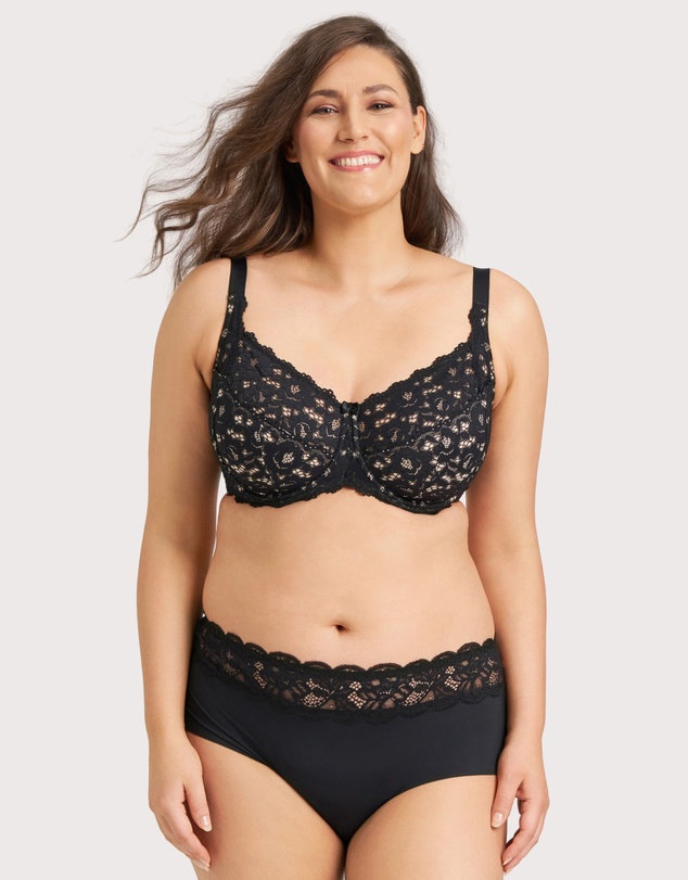 Ava & Audrey  - Ava & Audrey Jacqueline Lace Full Cup Underwire Bra