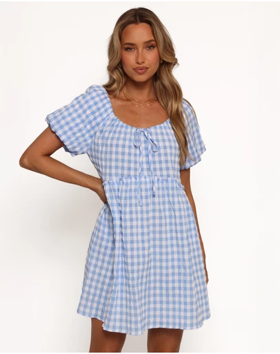Petal & Pup - Dorothea Mini Dress - Blue