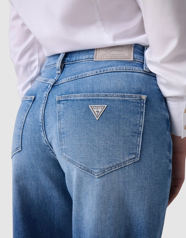 GUESS - High-Rise Bellagio Wide Leg Jeans