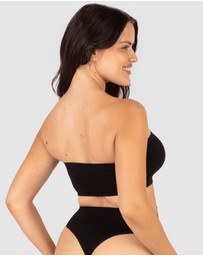 B Free Intimate Apparel - Cotton-Rich Padded Strapless Bra (A-B-C) Cup