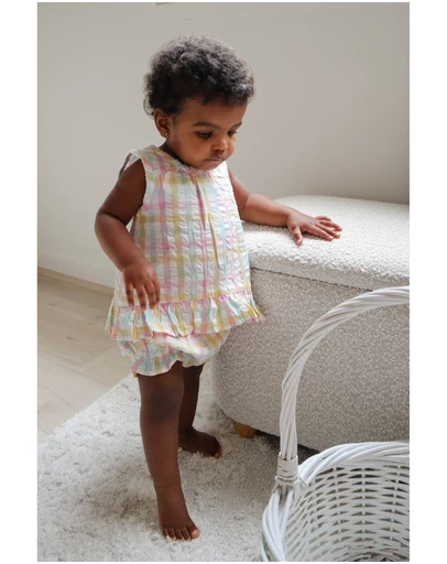 Purebaby - Ruffle Set-Kids-Babies
