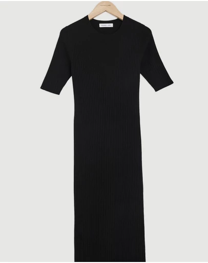 Revibe - Repaired Assembly Label Wool Dress