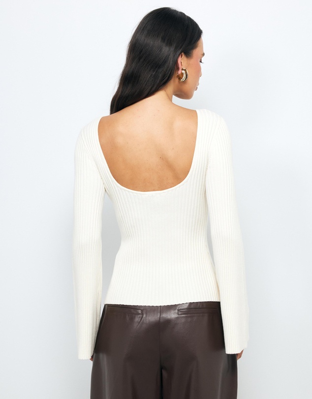AERE - Sarai Organic Cotton Knit Top