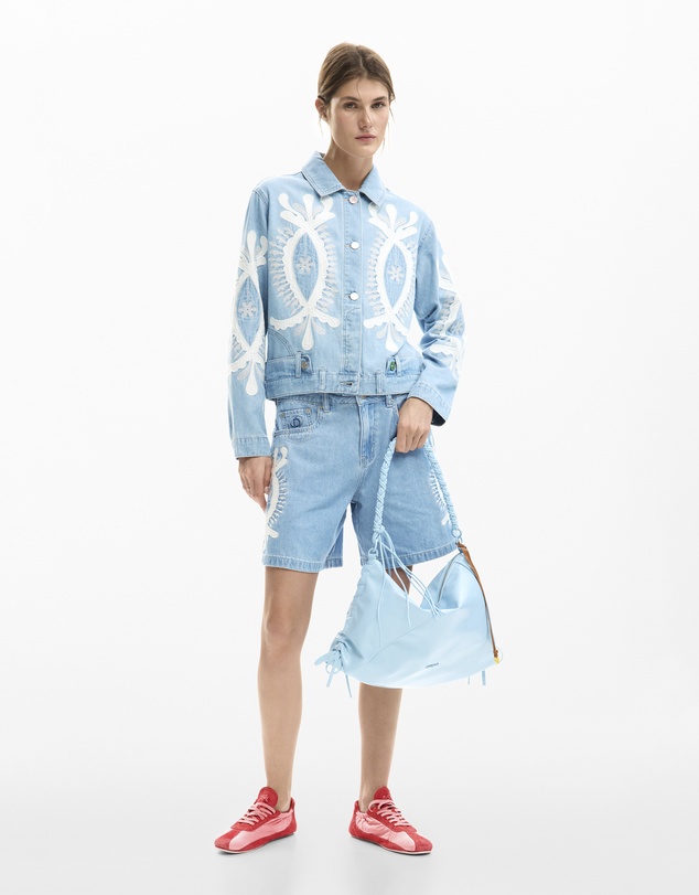 Desigual - Reversible jacket with embroidery