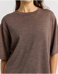 Toorallie - Extrafine Relaxed Knit Tee